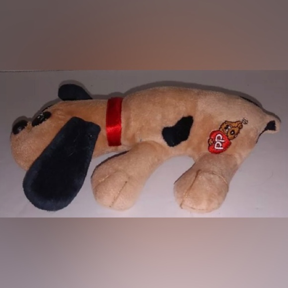 “Tonka” brown and black pound puppy, from 1987